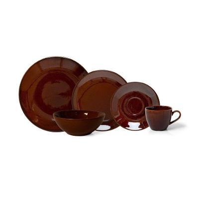 Jogo de Jantar Reative 30 Peças Cerâmica 6 Lugares Cobalt Copa & Cia