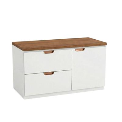 Gabinete para Banheiro Suspenso Modena com Cuba MDF-MDP 100cm Branco Venturi