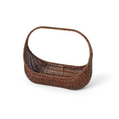 Cesta Liam Retangular de Polipropileno Design Exclusivo para Organização Natural Copa & Cia