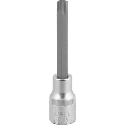 Soquete Hexalobular Longo Gedore Red E22 1-2 100mm Aço Cromo Vanádio Encaixe 1-2