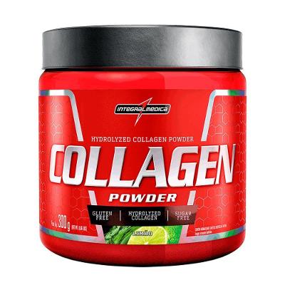 Suplemento de Colágeno em Pó Integralmédica Collagen Powder Sabor Limão Pote 300g