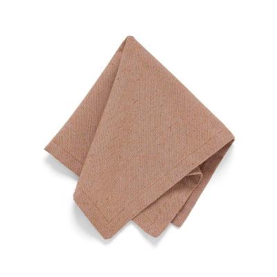 Guardanapo de Tecido Eco Conhaque Algodão Fio Reciclado para Mesa Marrom Copa & Cia