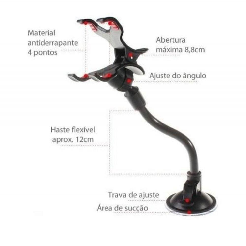 Suporte Veicular Universal para Celular Exbom Sp-t20 - 2