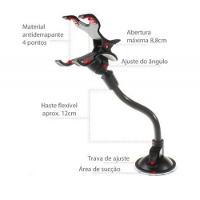 Suporte Veicular Universal para Celular Exbom Sp-t20 - 7