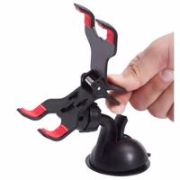 Suporte Veicular Universal para Celulares e Gps com Ventosa Ff004 Preto - 2