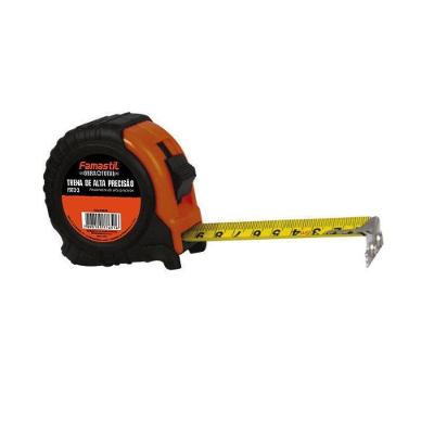 Trena de Alta Precisão Emborrachada 5mx19mm T2-10 Fita Aço Antiabrasiva para Uso Profissional