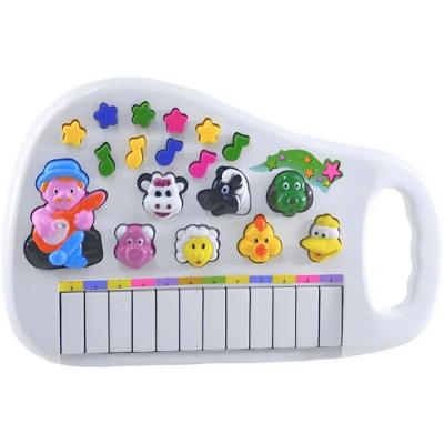 Teclado Infantil Musical Fun Time com Luzes e Sons de Animais para Crianças 3 Anos Toy King