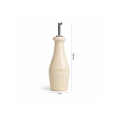 Vinagreiro Marfim para Temperos Líquidos para Mesa e Cozinha Germer Porcelanas