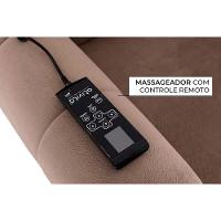 Poltrona Reclinável c/Massagem p/ Sala MH 1216 Two Way Courano Bege - Herval - 2