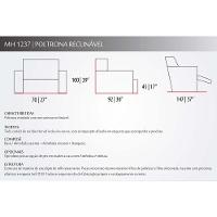 Poltrona do Papai Reclinável MH 1237 Two Way c/ Pés Courano Bege - Herval - 5