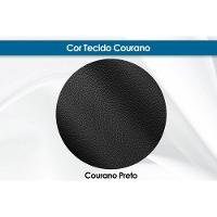 Poltrona Reclinável c/Massagem p/ Sala Vermont Zero Wall Courano Preto - Probel