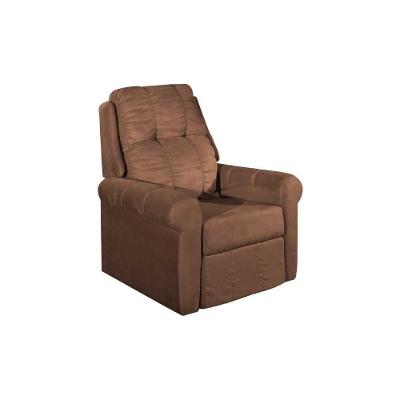 Poltrona Reclinável MH1216 Slim Two Way Suede Marrom Herval