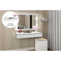 Penteadeira Supensa PE-2004 c/ 1 Gaveta Branco - Tecno Mobili - 2