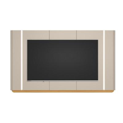 Painel para TV Switch Até 75 Polegadas 239cm MDF-MDP com Fita LED Tauari-Off White Gran Belo