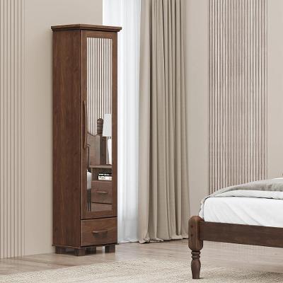 Sapateira Naipe Café G74 com Espelho 1 Porta 209cm Madeira Maciça Gran Belo