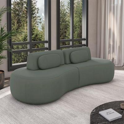 Sofá Modular França G45 3 Lugares Retrátil 280cm Cinza Escuro Veludo Gran Belo