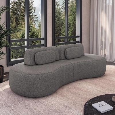 Sofá Modular França G45 4 Lugares Reclinável 240cm Cinza Escuro Linho Gran Belo