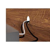 Rack para TV Verano até 55 Polegadas c/ 1 Porta de Correr e 3 Nichos Griz/Carvalho - DJ Móveis - 5