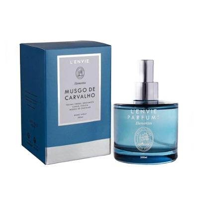 Aromatizante Home Spray para Ambiente Musgo Carvalho Fragrância Floral Aquosa Amadeirada Azul Lenvie