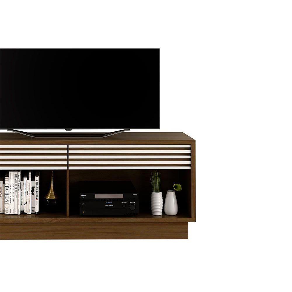 Rack Para Tv Ra2003 Até 42 Polegadas C/ 2 Gavetas E 2 Nichos Natural/off White - Tecno Mobili - 5