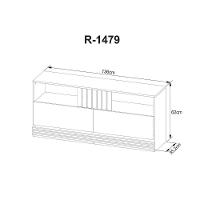Rack para TV R1479 2 Gavetas até 42 Polegadas Natural/Palha - Tecno Mobili - 3