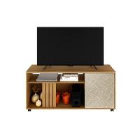 Rack para TV R1481 1 Porta até 42 Polegadas Natural/Palha - Tecno Mobili