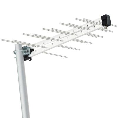 Antena Digital Externa Aquário LU-20 para TV HDTV UHF 12 Dbi com Filtro 4G Integrado