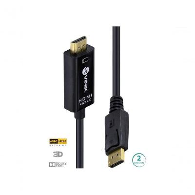 Cabo Displayport 1.3 para Hdmi 2.0 4k 30hz Ultra Hd 2m Vinik