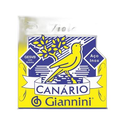 Corda para Viola Gesvb Serie Canario Alma em Aço Acabamento Bolinha Giannini