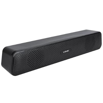 Caixa de Som Soundbar Vinik Dynamic 2.0 6W VSPKSBDYK6W Usb e Conector 3,5mm