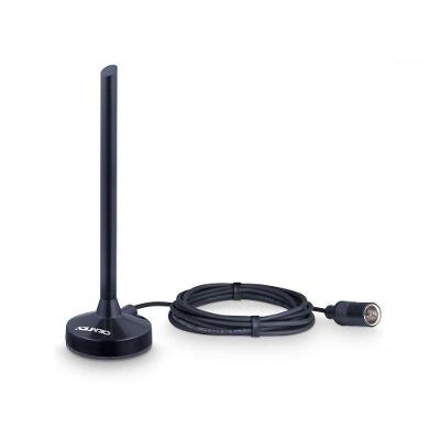 Antena Digital Interna Aquário DTV-100P Hdtv 5 em 1 com Cabo 2,5m Conector F Macho