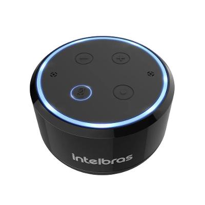 Alto-Falante Inteligente Intelbras Izy Speak Mini 4010002 com Wi-Fi e Bluetooth para Controle de Voz