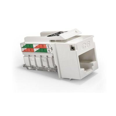 Conector Fêmea Keystone RJ45 Cat.6 T568A-B 35050424 Branco para Cabeamento Estruturado Furukawa