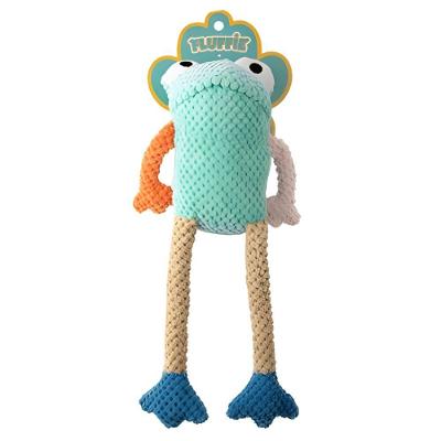 Brinquedo Pet de Pelúcia Sapo Fluffie para Cães em Poliéster 8cm X 30cm X 38cm