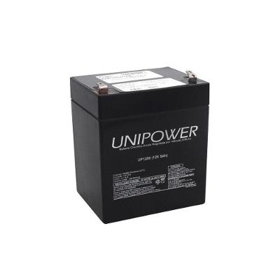 Bateria Não Automotiva 12V 5Ah UP1250 F187 Selada Recarregável Unipower