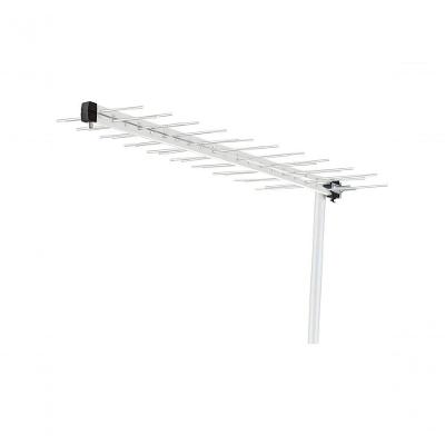 Antena Digital Externa Aquário Lu-20-Plus para Tv Hdtv Uhf 4k 16dBi com Filtro 4g Lte
