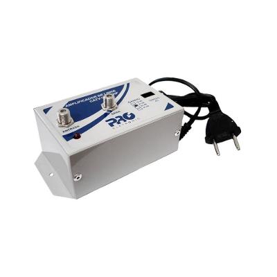 Amplificador de Sinal Vhf Uhf Proeletronic PQAL-3000 com Ganho de 30 Db Bivolt