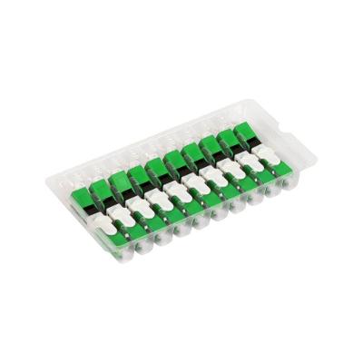 Conector Fast Sc Apc Cf-5204A-A com Clip e Trava Verde Seccon