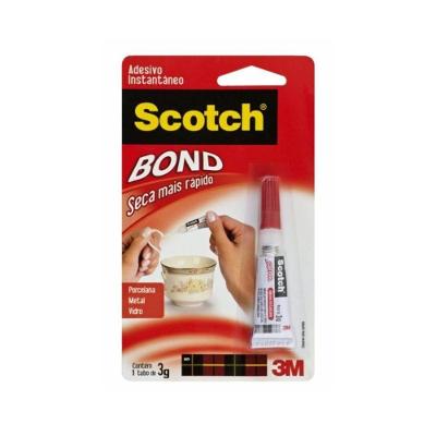 Cola Instantânea Sbond P22J09 Base de Cianoacrilato 3G Transparente 3M Brasil