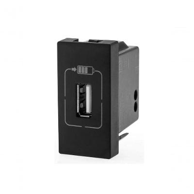 Carregador Usb A1m Preta 615088pt para Dispositivos Eletrônicos Saída 1500ma Cabo 1m Preto Unidade