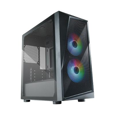 Gabinete para Computador CMP 320 Vidro Temperado com 2 Fans ARGB 120mm Preto Cooler Master