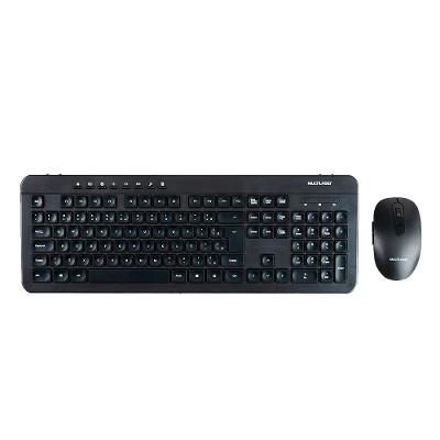 Combo Teclado e Mouse sem Fio Recarregável TC250 com Teclas Multimídia Multilaser