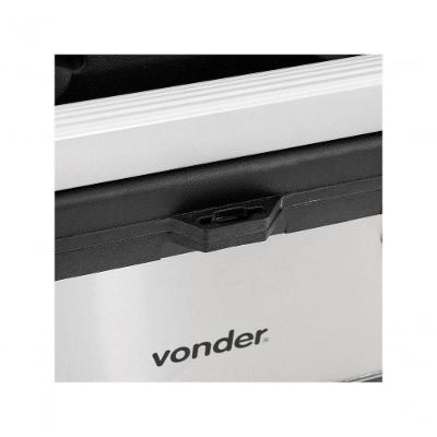 Caixa Baú para Ferramentas CBI020 Aço Inox Polido com Bandeja Interna 20kg Vonder