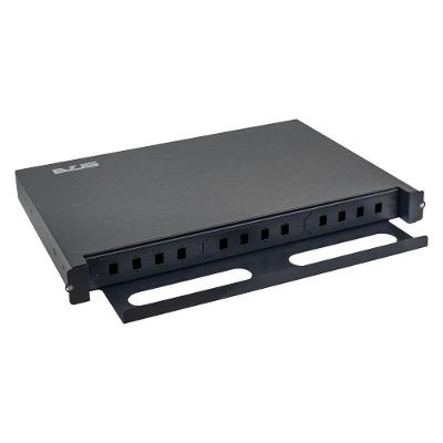 Caixa DIO para Rack 19 EV-DIO12 12FO Organização de Componentes Preto Evus
