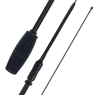 Antena PX Aquário Px Viúva Negra 11m para Comunicação 23,5 a 32 Mhz UHF Macho Preto
