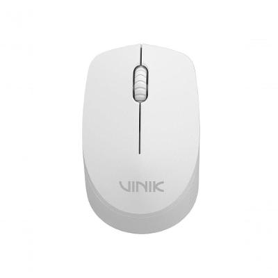 Mouse sem Fio Feather VF110 1200DPI Branco com Receptor USB e 3 Botões Vinik