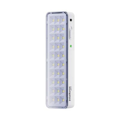 Luminária de Emergência Autônoma Lea 31 Bivolt com Sistema Antifurto Branco Intelbras