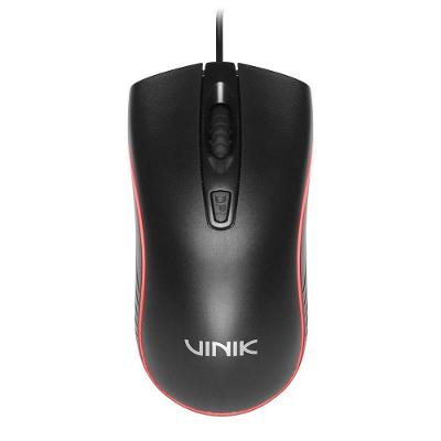 Mouse Gamer Rickie 1500DPI RGB MGRKRGB com Iluminação para Jogos e Design Ergonômico Vinik