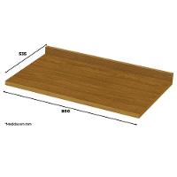 Tampo de Cozinha Modulado  p/ Balcão Essência 80cm Nature - Henn - 2