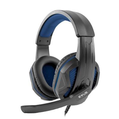 Headset Gamer Evus F02b P2 com Microfone Integrado Isolamento Acústico e Cabo de 2m para PC